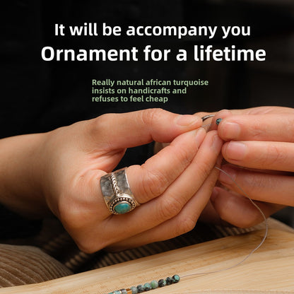 Green turquoise necklace