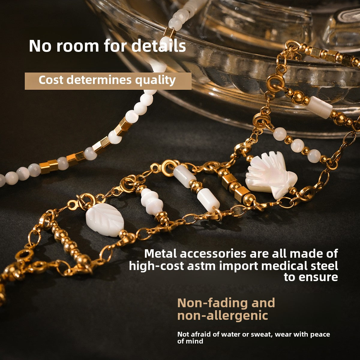 Lotus petal step jewelry