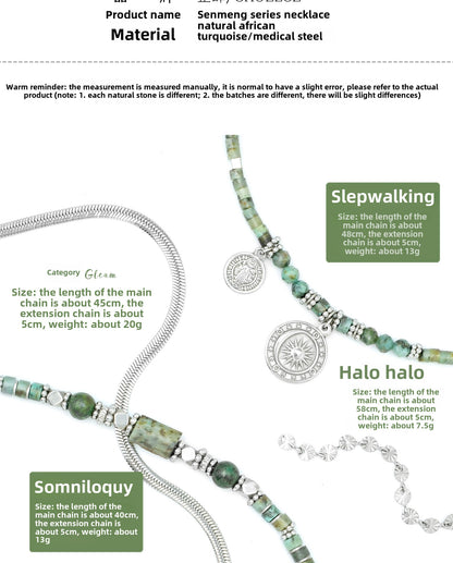 Green Dreamy Pendant Necklace