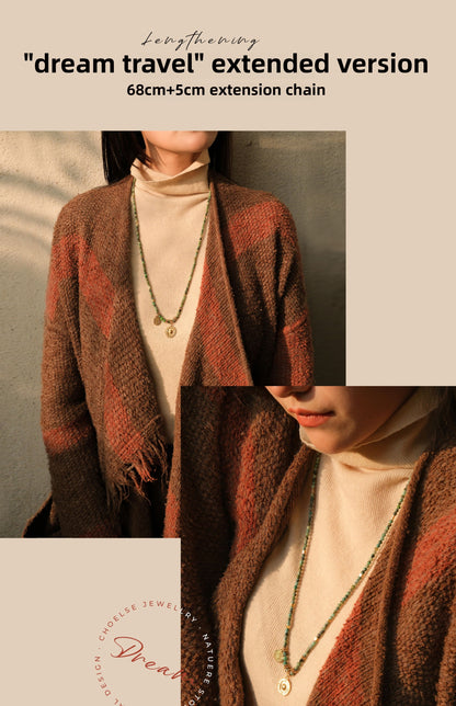 Green turquoise necklace