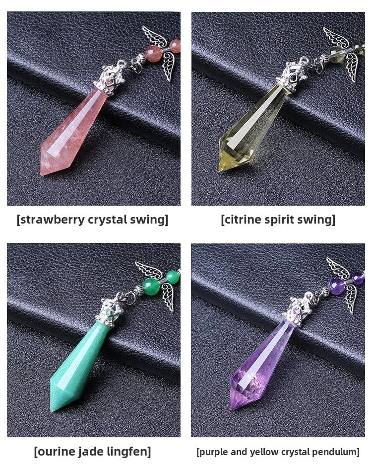 Crystal Gray Moonlight Pendant Necklace for Men and Women