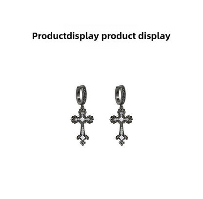 Cross necklace with multiple loops