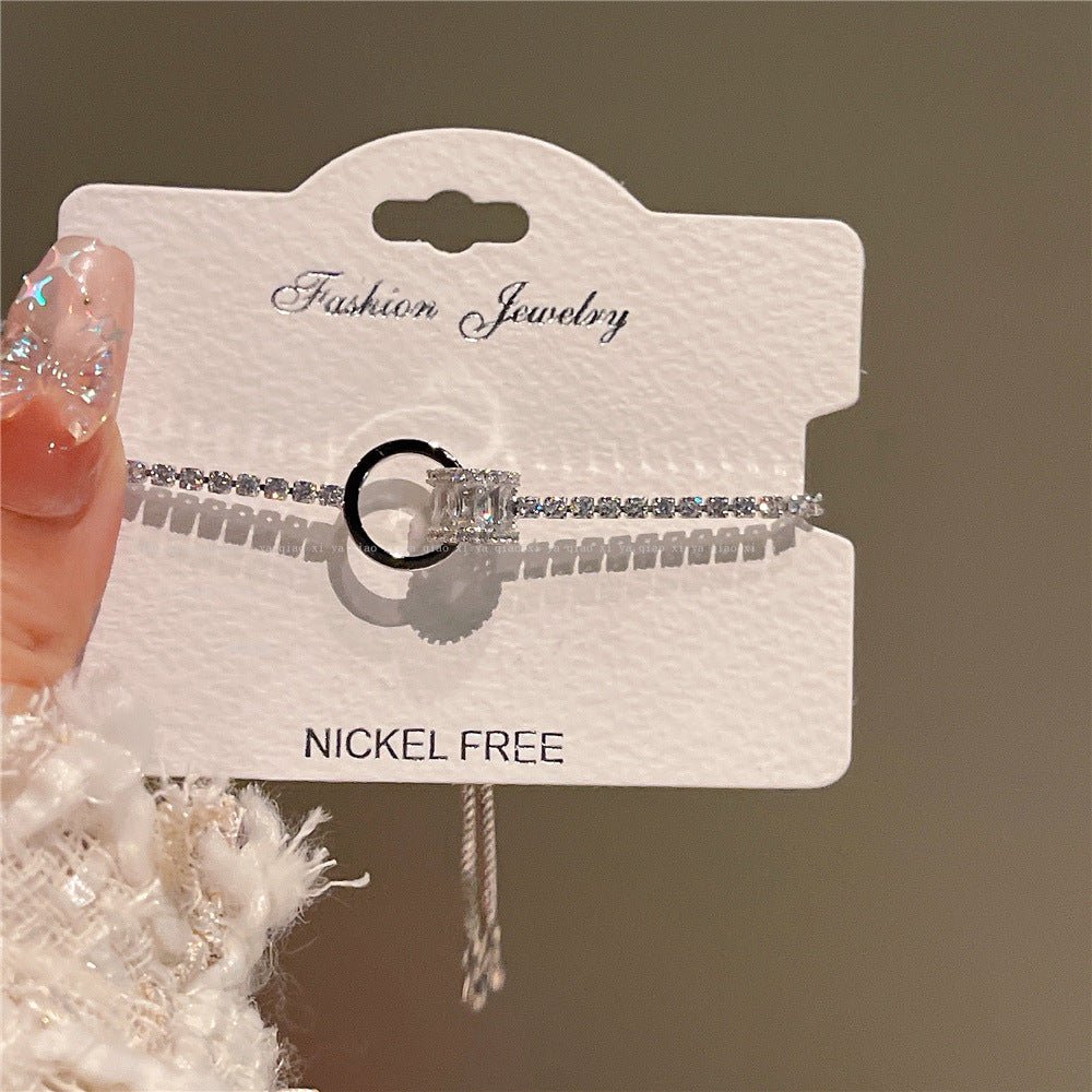 Two - color circle waist bracelet - jewelry - weilin.com