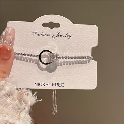 Two - color circle waist bracelet - jewelry - weilin.com