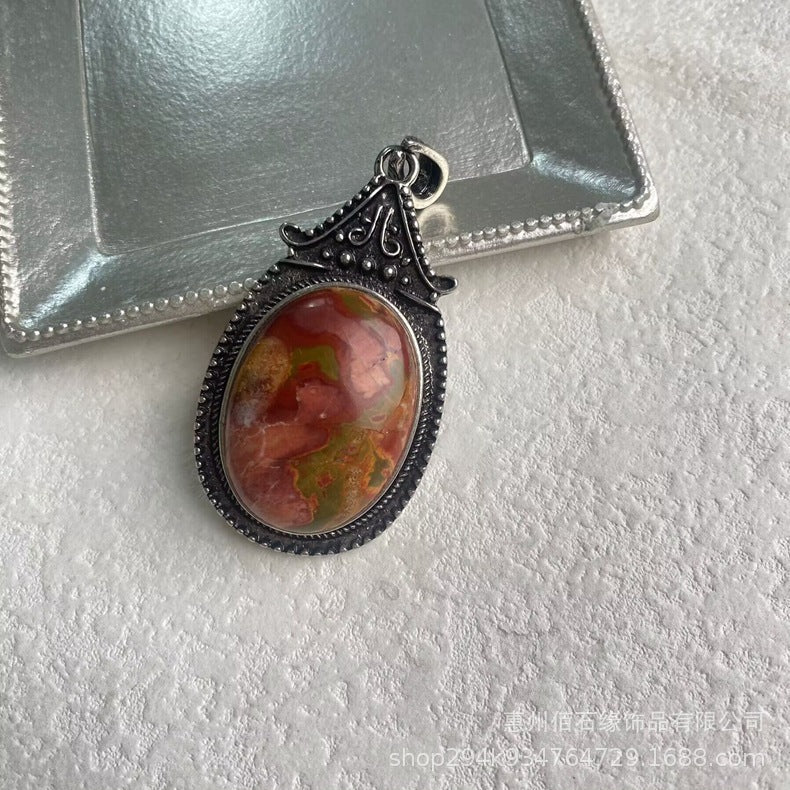 Vintage Egg Pendant - jewelry - weilin.com
