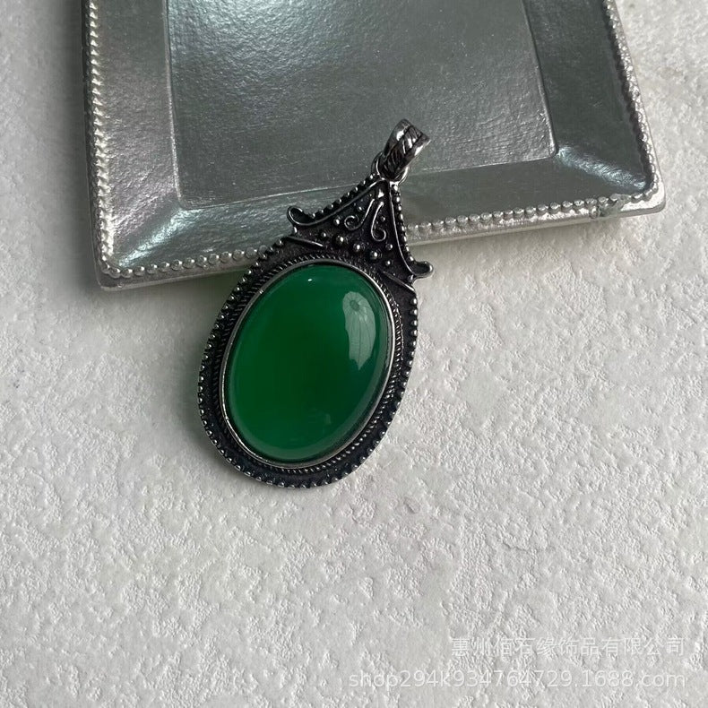 Vintage Egg Pendant - jewelry - weilin.com