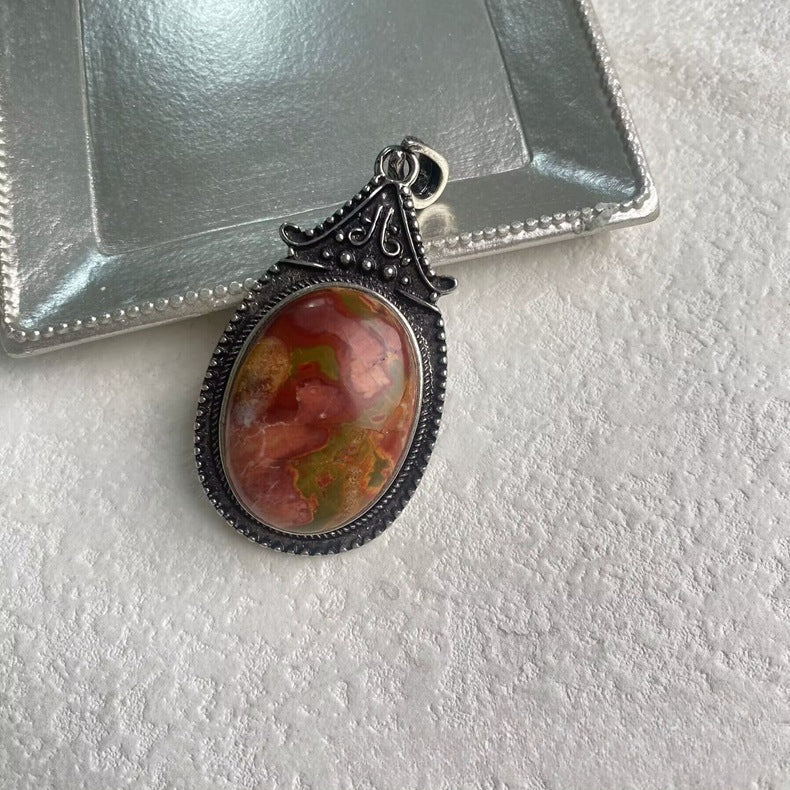 Vintage Egg Pendant - jewelry - weilin.com