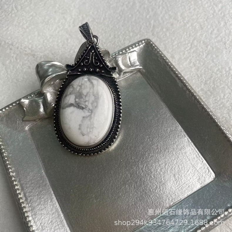 Vintage Egg Pendant - jewelry - weilin.com