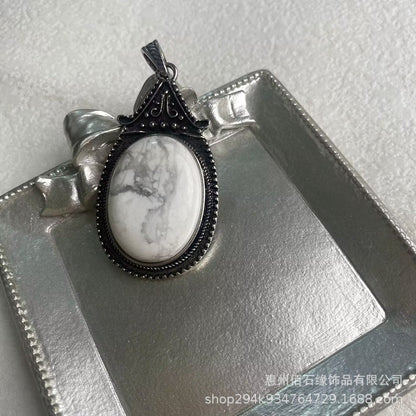 Vintage Egg Pendant - jewelry - weilin.com