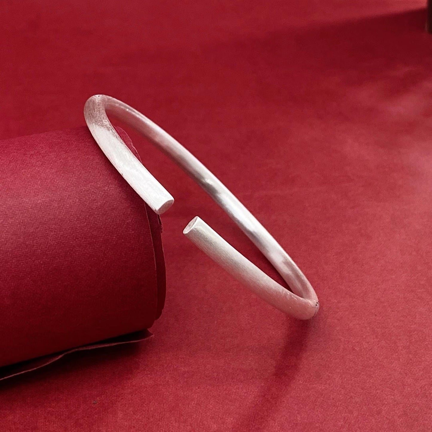 Vintage Lucky Cloud Four - Leaf Clover Sterling Silver Bracelet - jewelry - weilin.com