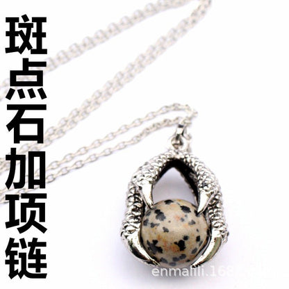 Vintage Medieval Dragon Claw Pendant - jewelry - weilin.com