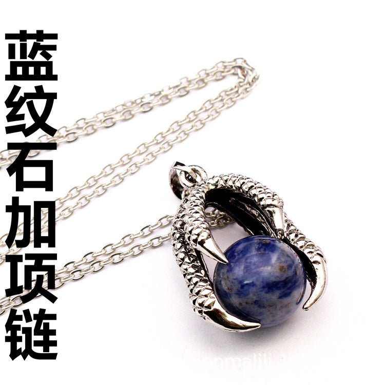 Vintage Medieval Dragon Claw Pendant - jewelry - weilin.com