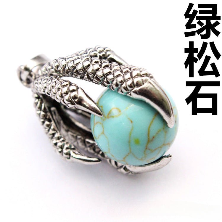 Vintage Medieval Dragon Claw Pendant - jewelry - weilin.com