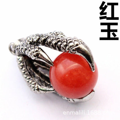 Vintage Medieval Dragon Claw Pendant - jewelry - weilin.com