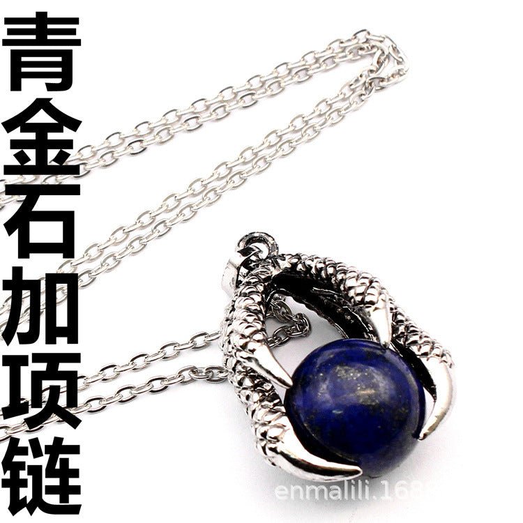 Vintage Medieval Dragon Claw Pendant - jewelry - weilin.com