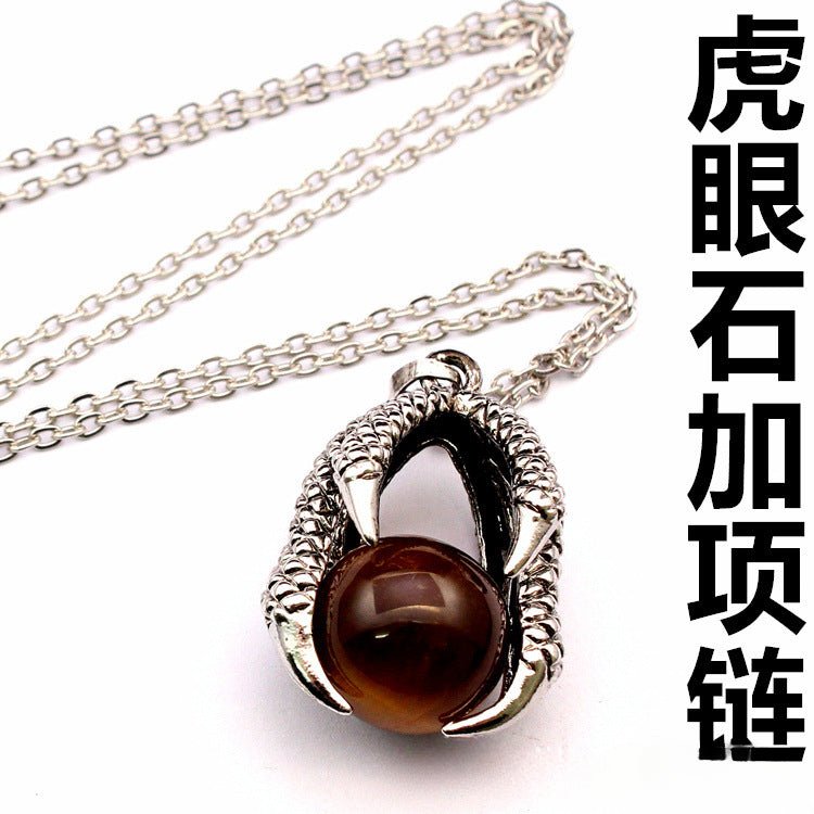 Vintage Medieval Dragon Claw Pendant - jewelry - weilin.com