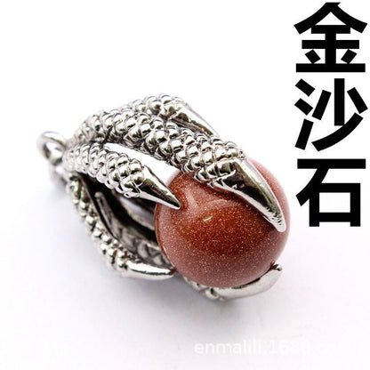 Vintage Medieval Dragon Claw Pendant - jewelry - weilin.com