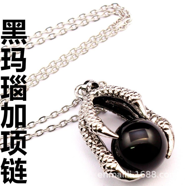 Vintage Medieval Dragon Claw Pendant - jewelry - weilin.com