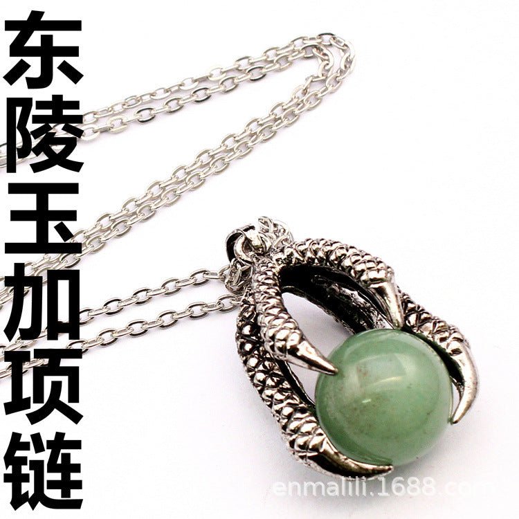 Vintage Medieval Dragon Claw Pendant - jewelry - weilin.com