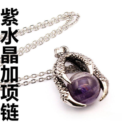 Vintage Medieval Dragon Claw Pendant - jewelry - weilin.com