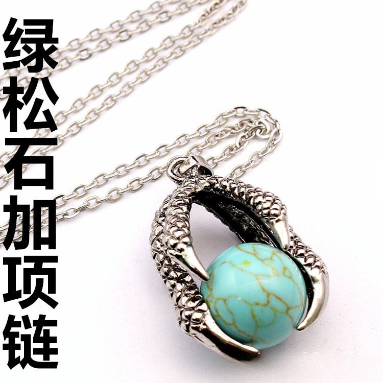 Vintage Medieval Dragon Claw Pendant - jewelry - weilin.com