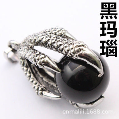 Vintage Medieval Dragon Claw Pendant - jewelry - weilin.com