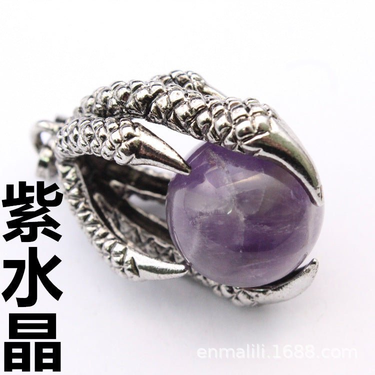 Vintage Medieval Dragon Claw Pendant - jewelry - weilin.com