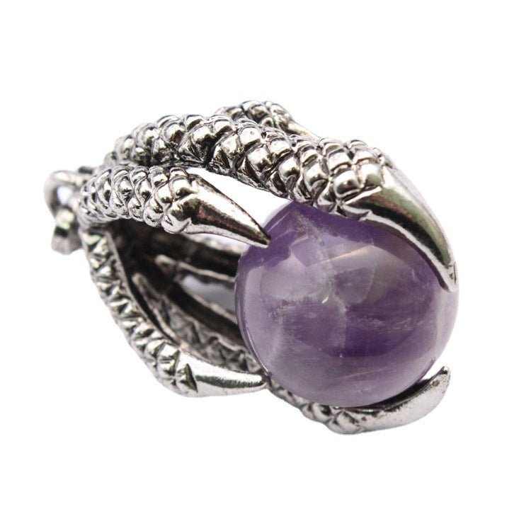 Vintage Medieval Dragon Claw Pendant - jewelry - weilin.com