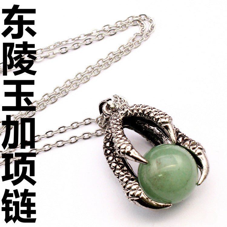 Vintage Medieval Dragon Claw Pendant - jewelry - weilin.com