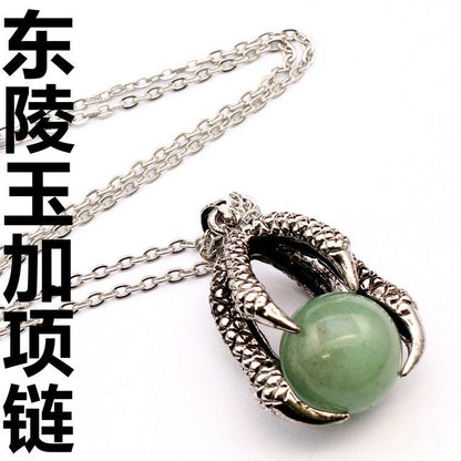 Vintage Medieval Dragon Claw Pendant - jewelry - weilin.com
