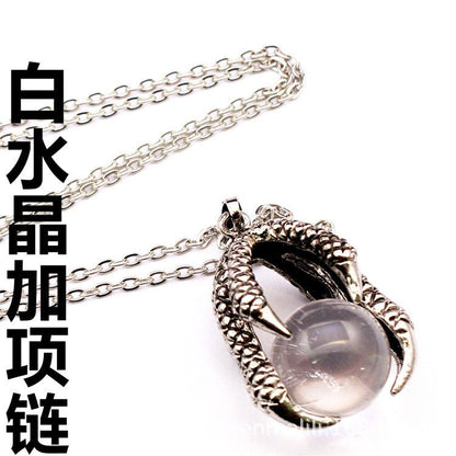 Vintage Medieval Dragon Claw Pendant - jewelry - weilin.com