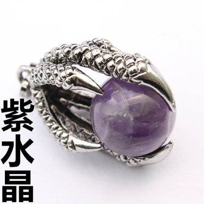 Vintage Medieval Dragon Claw Pendant - jewelry - weilin.com