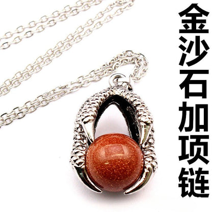 Vintage Medieval Dragon Claw Pendant - jewelry - weilin.com