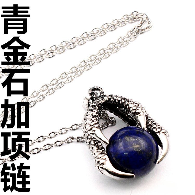 Vintage Medieval Dragon Claw Pendant - jewelry - weilin.com