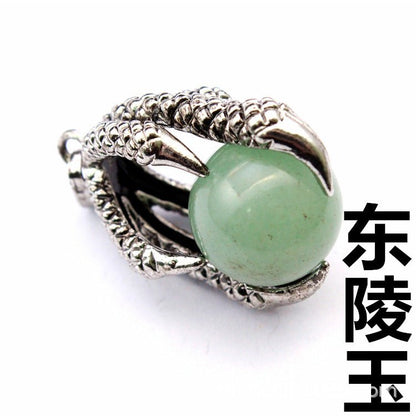 Vintage Medieval Dragon Claw Pendant - jewelry - weilin.com
