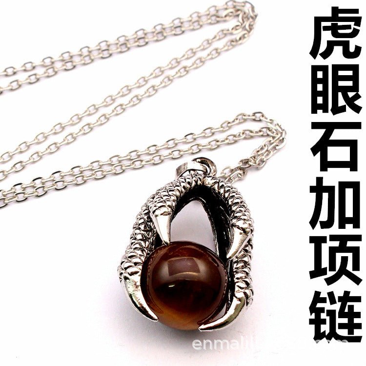 Vintage Medieval Dragon Claw Pendant - jewelry - weilin.com