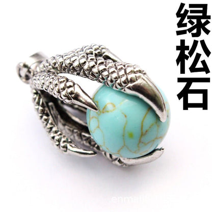 Vintage Medieval Dragon Claw Pendant - jewelry - weilin.com