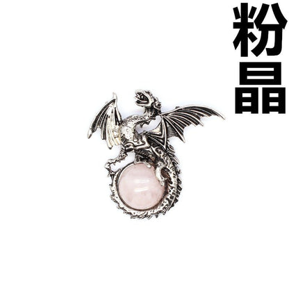Vintage Natural Stone Dragon Pendant - jewelry - weilin.com