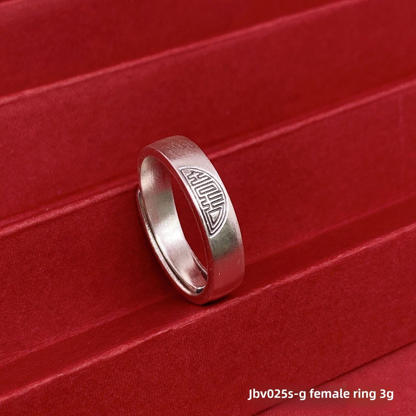 Vintage open sterling silver couple ring - jewelry - weilin.com
