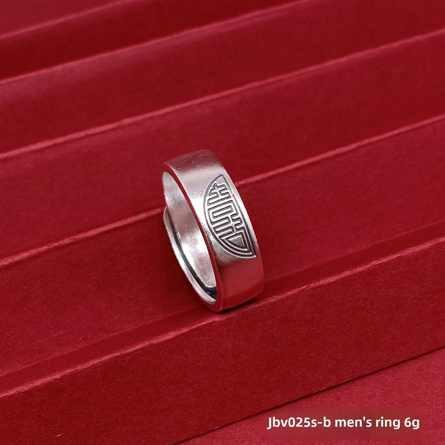 Vintage open sterling silver couple ring - jewelry - weilin.com