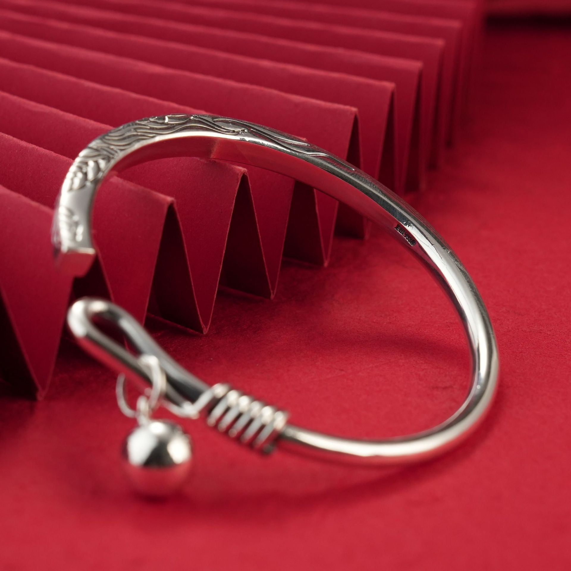 Vintage Phoenix Cloud Sterling Silver Bracelet - jewelry - weilin.com