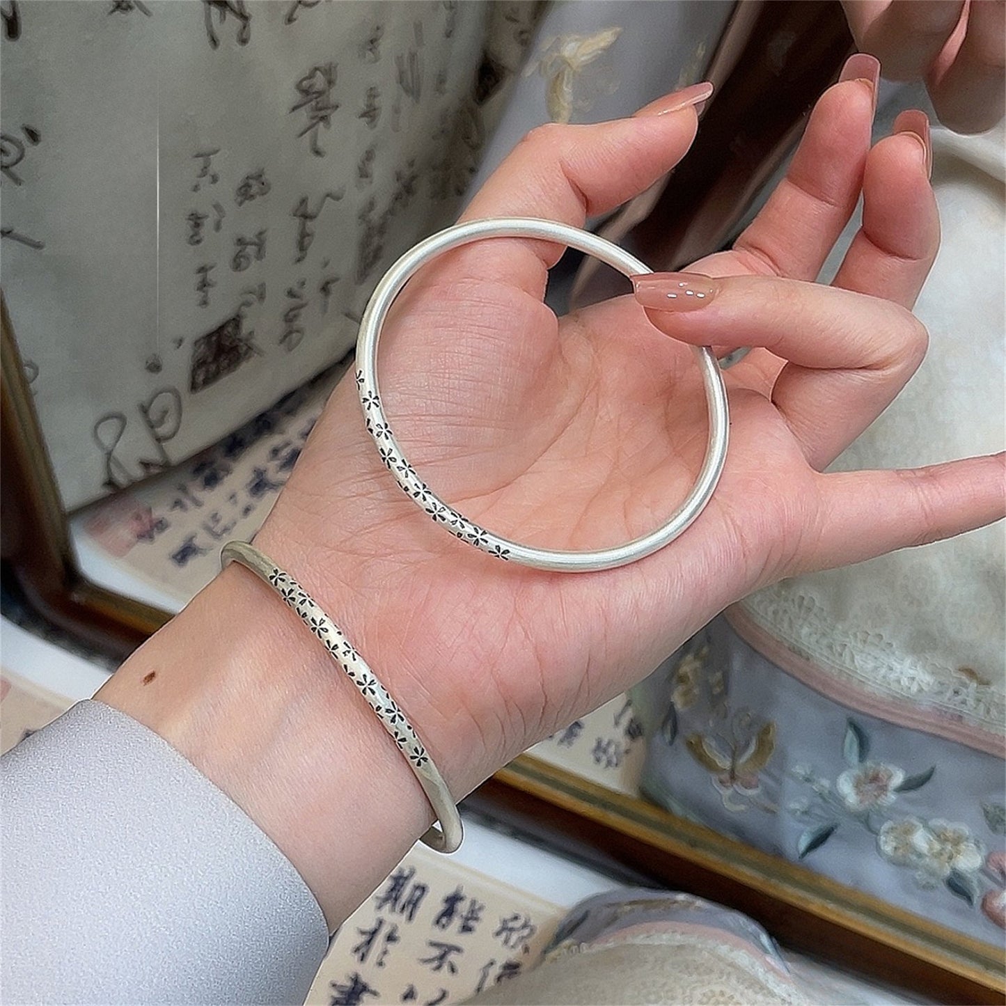 Vintage sand old plum blossom starry - jewelry - weilin.com