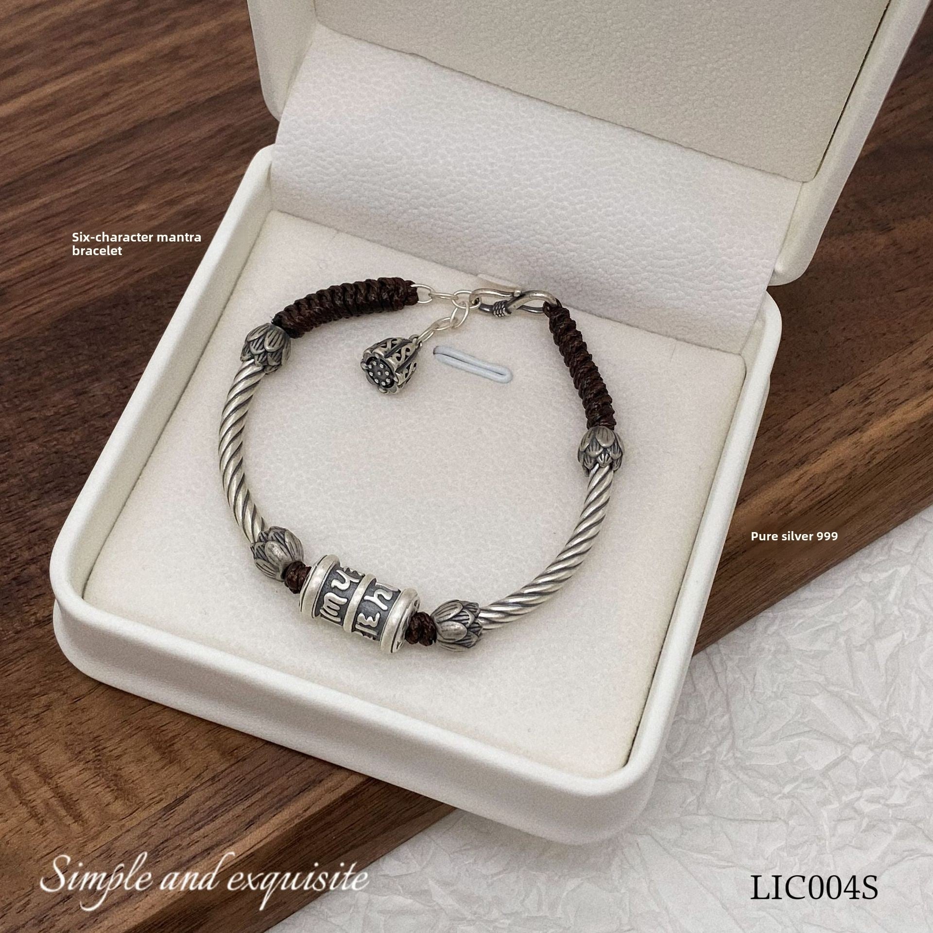 Vintage sterling silver couple bracelet - jewelry - weilin.com