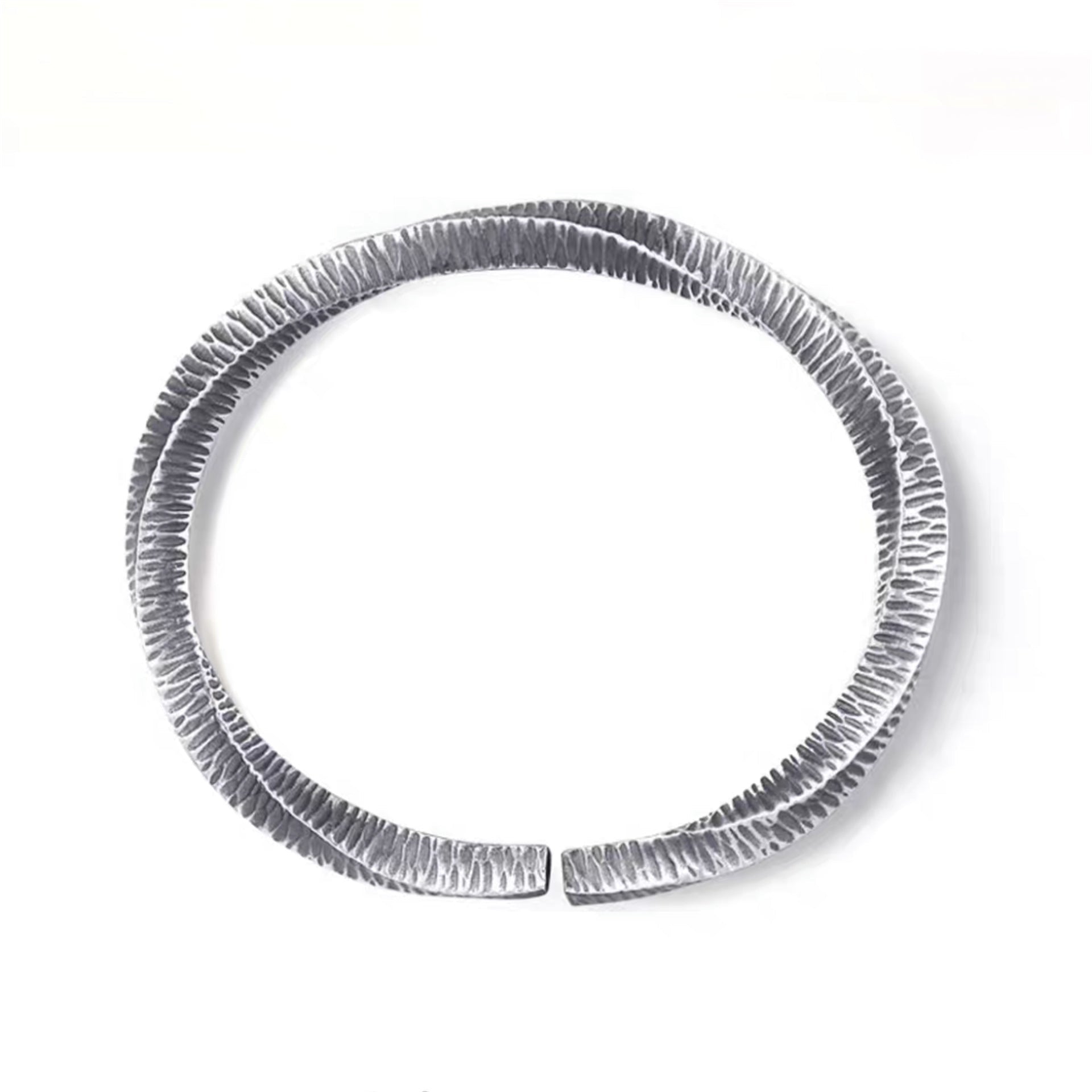 Vintage Twisted Sterling Silver Bracelet - jewelry - weilin.com