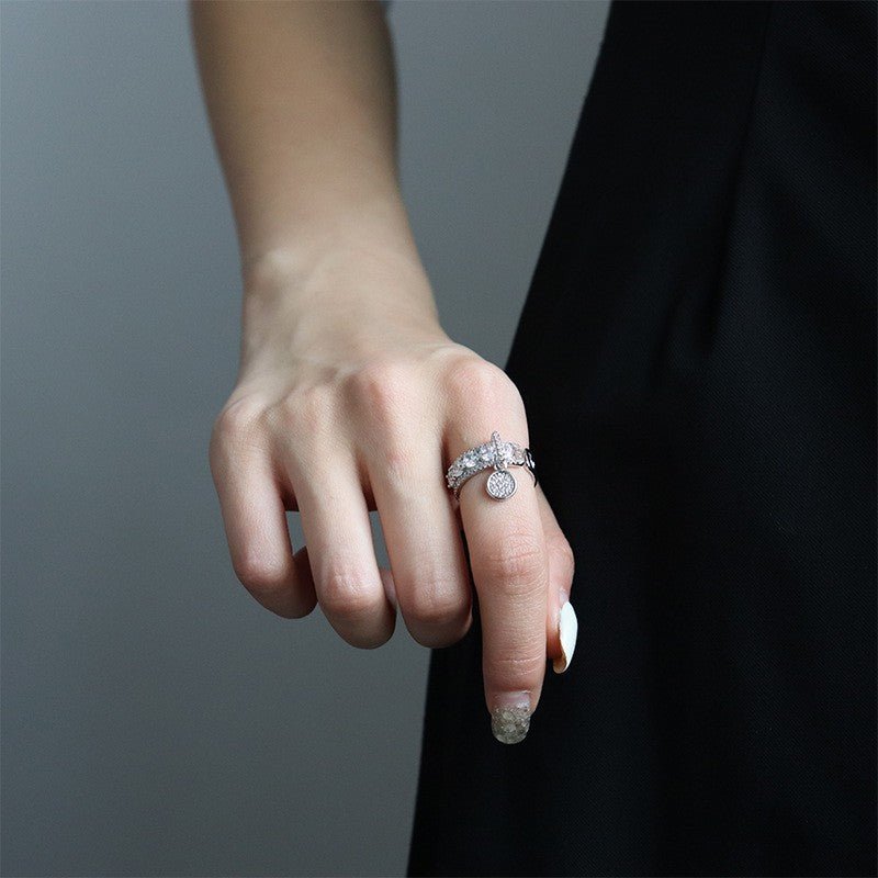 Vintage zircon ring - jewelry - weilin.com