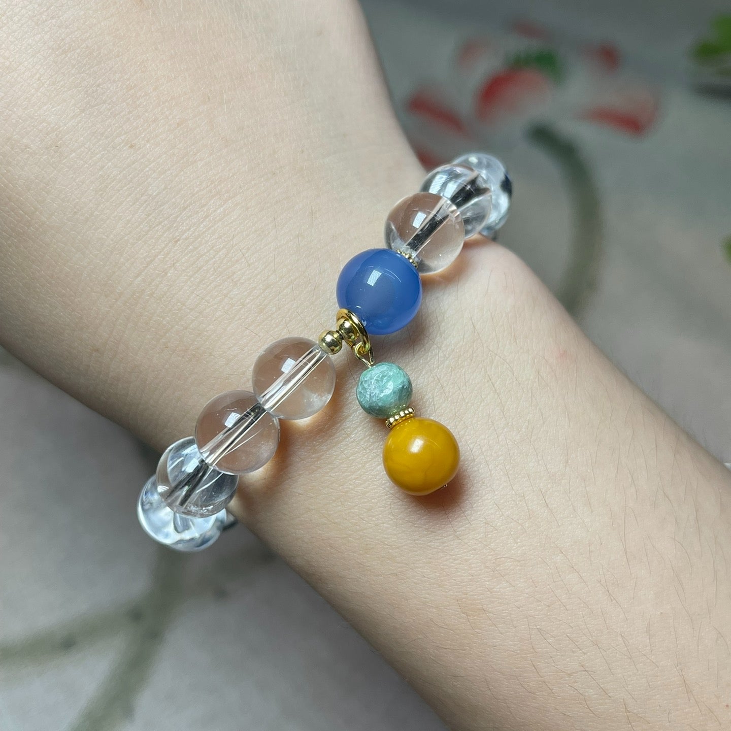 White crystal bracelet - jewelry - weilin.com