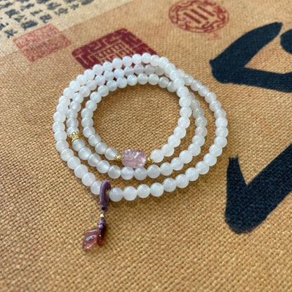 White jade three - circle bracelet - jewelry - weilin.com