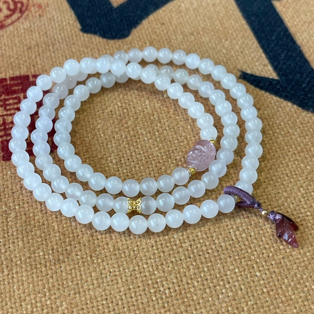 White jade three - circle bracelet - jewelry - weilin.com