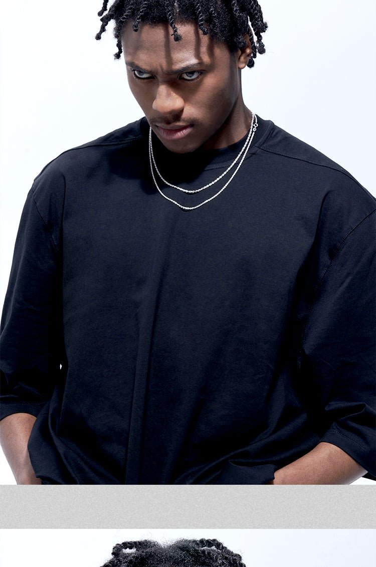 White platinum twisted hemp rope hip - hop necklace - jewelry - weilin.com