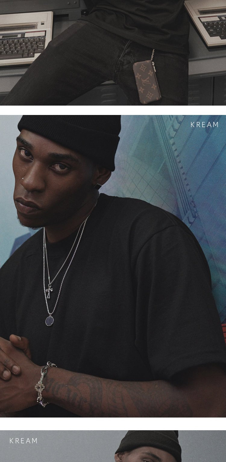 Zircon cross pendant hip - hop necklace - jewelry - weilin.com